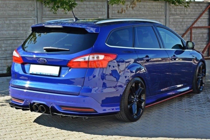 Maxton Heckschürze für Ford Focus ST Mk3 Kombi FO-FO-3-ST-VA-CNC-RS1