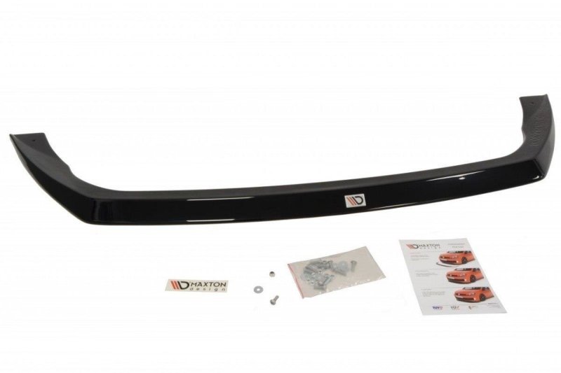 Maxton Front Ansatz V.2 für Skoda Octavia RS Mk3  schwarz Hochglanz SK-OC-3-RS-FD2-G