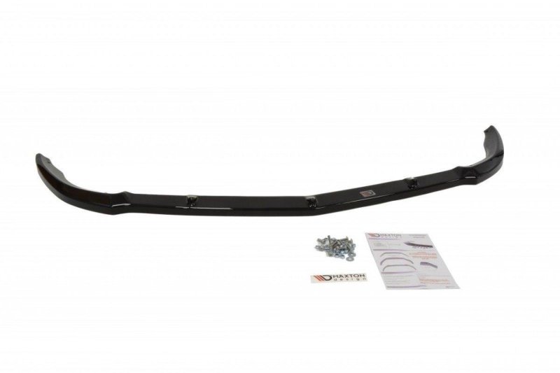 Maxton Front Ansatz für MERCEDES CLS C219 Serie schwarz Hochglanz ME-CLS-C219-FD1-G
