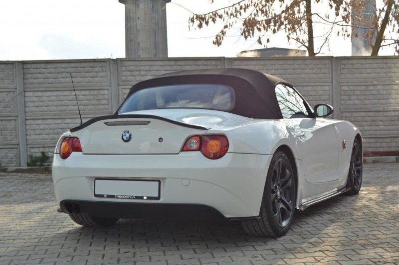 Maxton Spoiler CAP für BMW Z4 E85 vor Facelift schwarz Hochglanz BM-Z4-85-CAP1-G