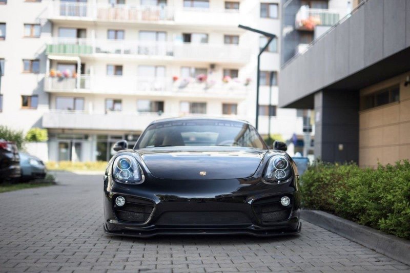 Maxton Front Ansatz V.1 für Porsche Cayman Mk2 981C PO-CA-981-FFD1