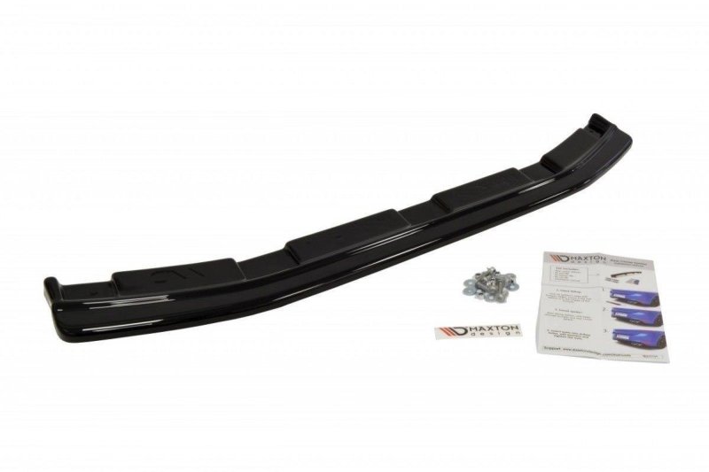 Maxton Mittlerer Diffusor Heck Ansatz für MAZDA 3 MK2 MPS  schwarz Hochglanz MA-3-2-MPS-RD1-G