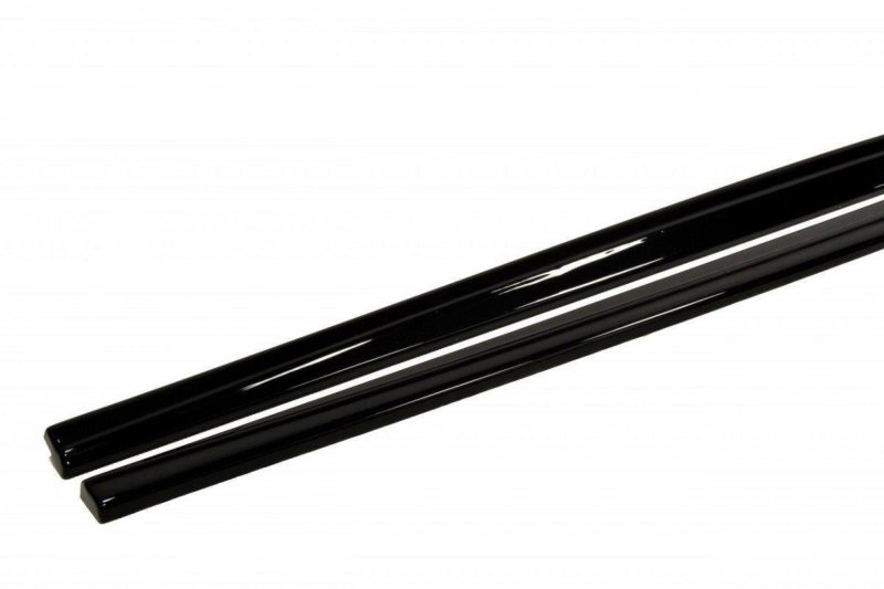 Maxton Seitenschweller Ansatz für V.1 für BMW 1er F20 M135i / M140i / M-Paket schwarz Hochglanz BM-1-F20F-M-SD1-G