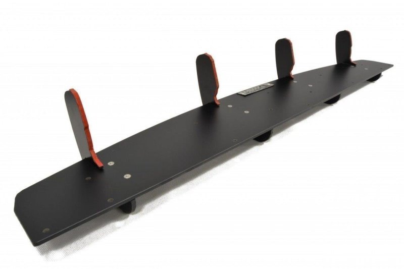 Maxton Heckschürze & Heck Ansatz Flaps Diffusor für Audi A6 S-Line C7 (auspuffendrohr 2x1) AU-A6-C7-SLINE-AV-CNC-RS2