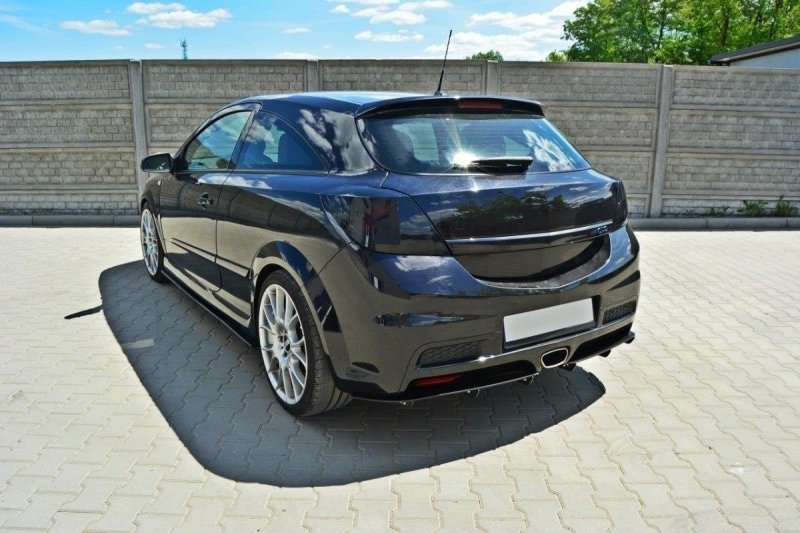 Maxton Diffusor Heck Ansatz für Heckschürze für OPEL ASTRA H (FOR OPC / VXR) OP-AS-3-OPC-CNC-RS1