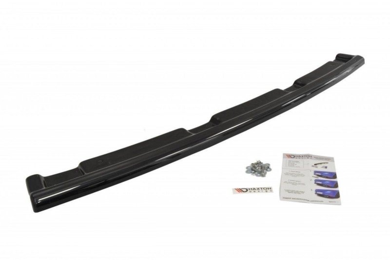 Maxton Mittlerer Diffusor Heck Ansatz für BMW 4er F32 M Paket  schwarz Hochglanz BM-4-F32-MPACK-RD1-G