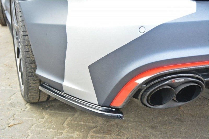 Maxton Heck Ansatz Flaps Diffusor für Audi RS6 C7 / C7 FL schwarz Hochglanz AU-RS6-C7-RSD1-G