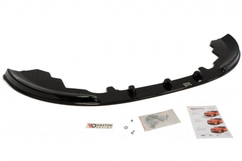 Maxton Front Ansatz für Ford Fiesta Mk7 schwarz Hochglanz FO-FI-7-FD1-G