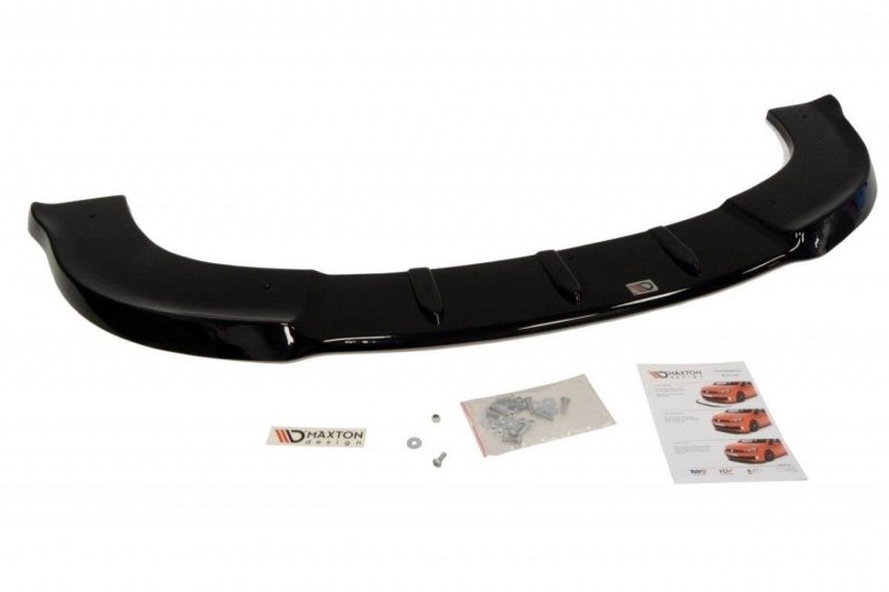 Maxton Front Ansatz für Audi TT 8N schwarz Hochglanz AU-TT-1-FD1-G
