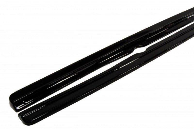 Maxton Seitenschweller Ansatz für BMW 6er E63 / E64 (vor Facelift) schwarz Hochglanz BM-6-63-SD1-G