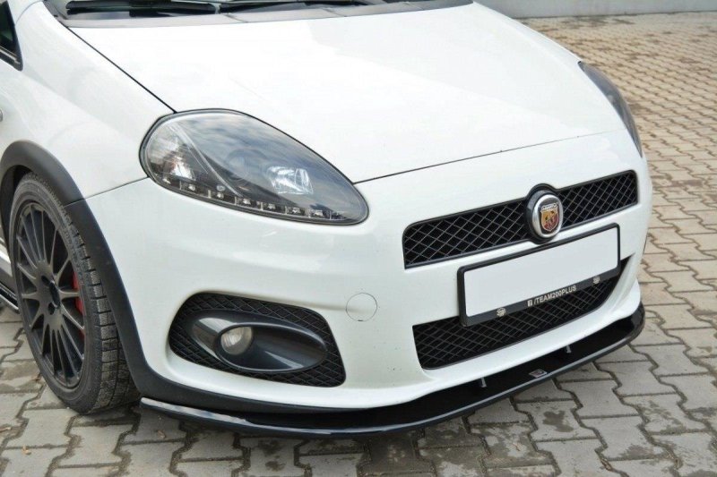 Maxton Front Ansatz V.2 für FIAT GRANDE PUNTO ABARTH schwarz Hochglanz FI-GP-ABARTH-FD2-G