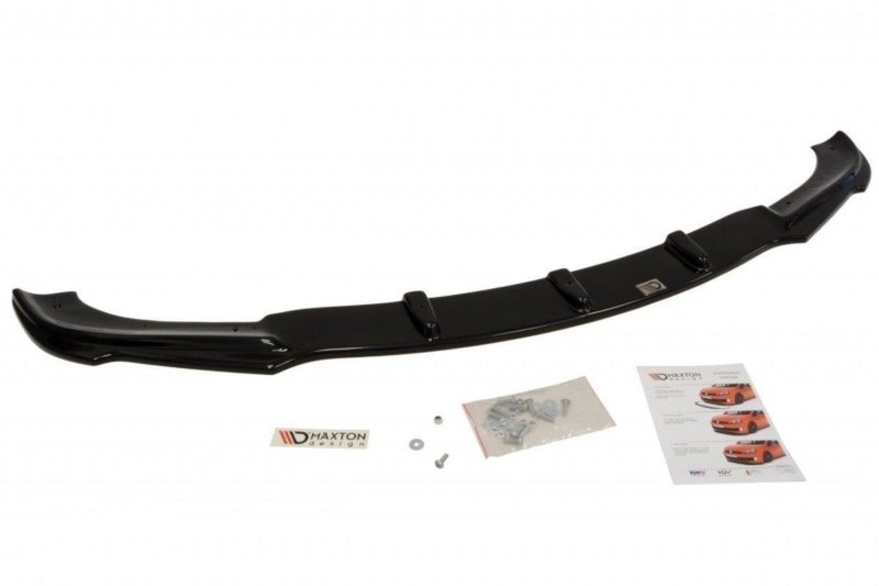 Maxton Front Ansatz für BMW 3er E46 COMPACT schwarz Hochglanz BM-3-46-CT-FD1-G