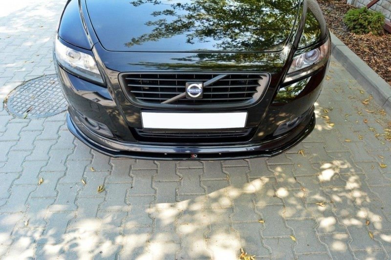 Maxton Front Ansatz für v.1 VOLVO V50F R-DESIGN schwarz Hochglanz VO-V50F-RDESIGN-FD1-G