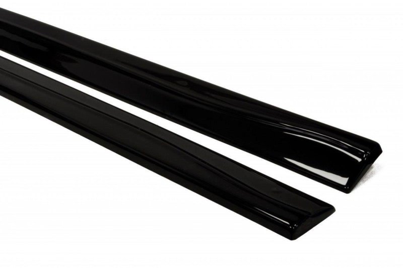 Maxton Seitenschweller Ansatz für BMW 4er F32 M Paket schwarz Hochglanz BM-4-F32-MPACK-SD1-G