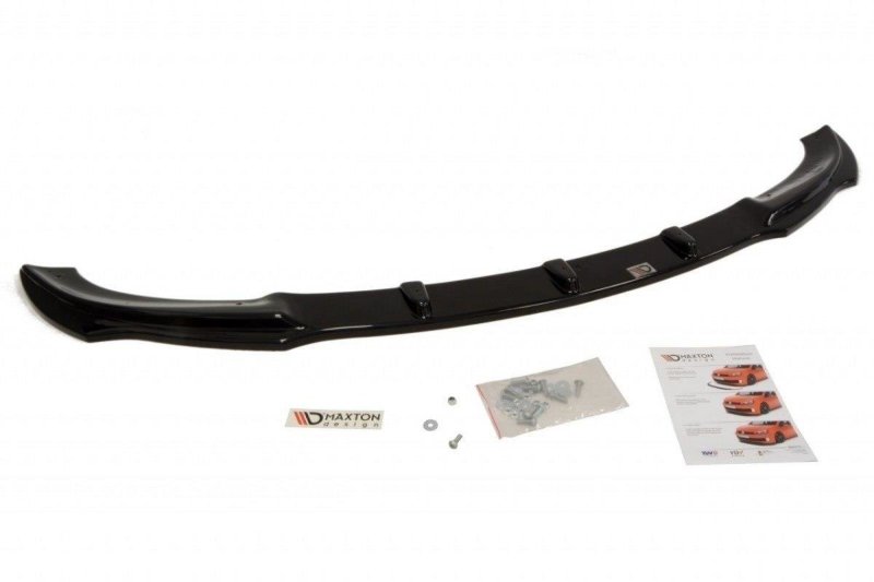 Maxton Front Ansatz für BMW 3er E46 COUPE schwarz Hochglanz BM-3-46-CE-FD1-G
