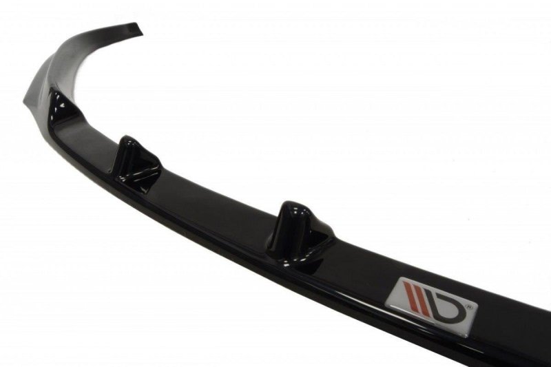 Maxton Front Ansatz für Skoda Fabia Mk2 schwarz Hochglanz SK-FA-2-FD1-G