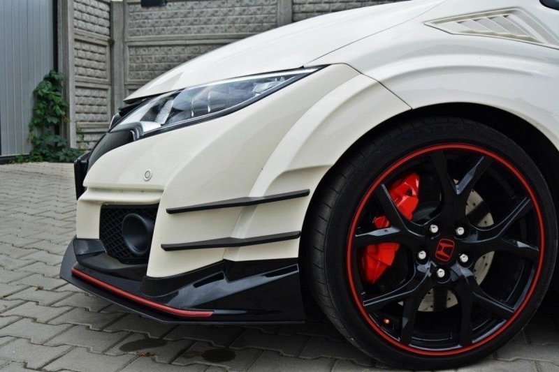 Maxton Racing Front Ansatz für v.1 HONDA CIVIC IX TYPE R HO-CI-9-TYPE-R-CNC-FD1