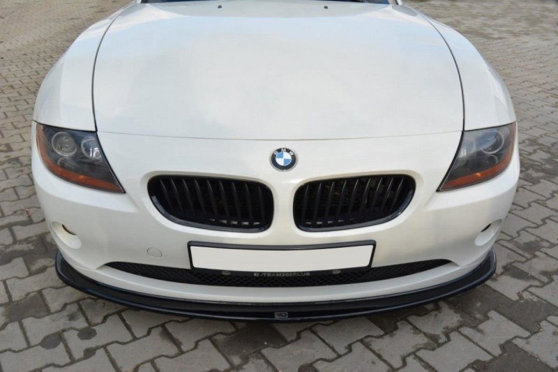 Maxton Front Ansatz für v.2 BMW Z4 E85 vor Facelift schwarz Hochglanz BM-Z4-85-FD2-G