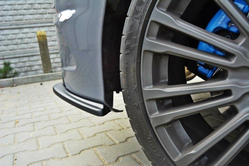 Maxton Heck Ansatz Flaps Diffusor für Ford Focus RS Mk3 schwarz Hochglanz FO-FO-3-RS-RSD1-G
