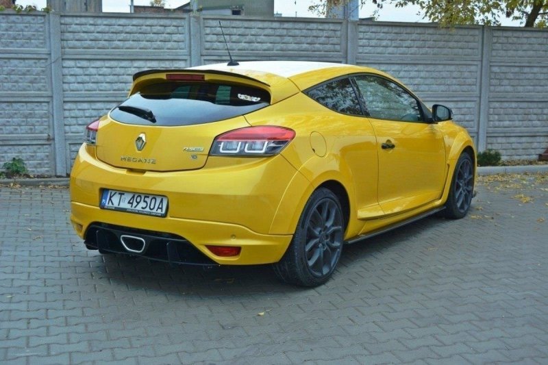 Maxton Diffusor Heck Ansatz für Heckschürze für RENAULT MEGANE MK3 RS RE-ME-3-RS-CNC-RS1