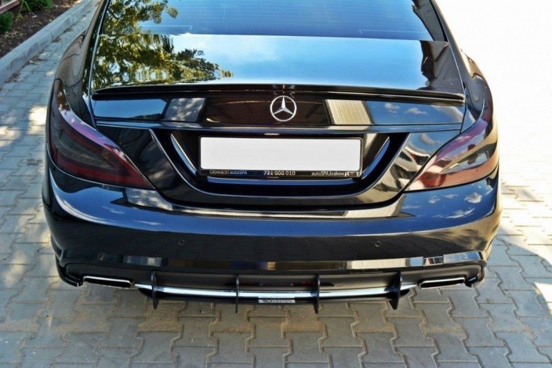 Maxton Diffusor Heck Ansatz für Heckschürze für MERCEDES CLS C218 AMG LINE ME-CLS-218-CNC-RS1