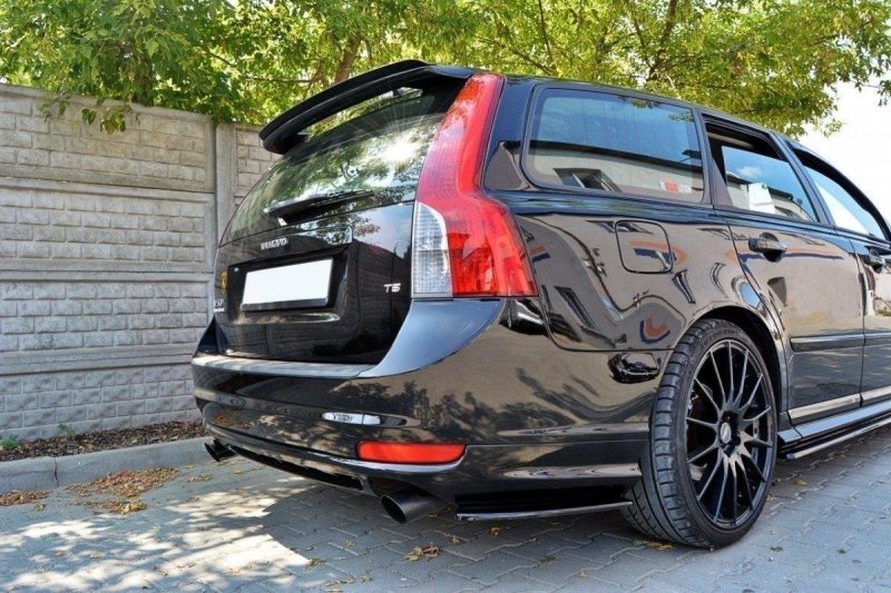 Maxton Spoiler CAP für VOLVO V50F R-DESIGN schwarz Hochglanz VO-V50F-RDESIGN-CAP1-G