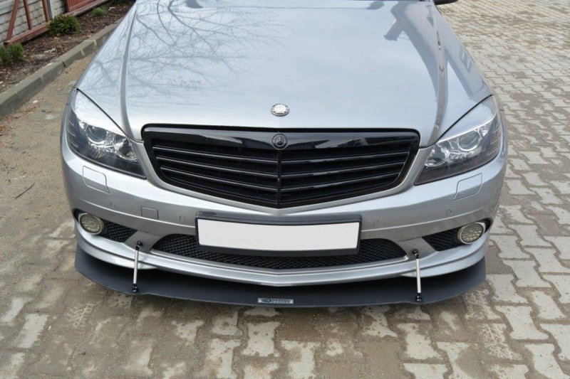 Maxton Racing Front Ansatz für Mercedes C W204 AMG-Line (vor Facelift) ME-C-204-AMGLINE-CNC-FD1