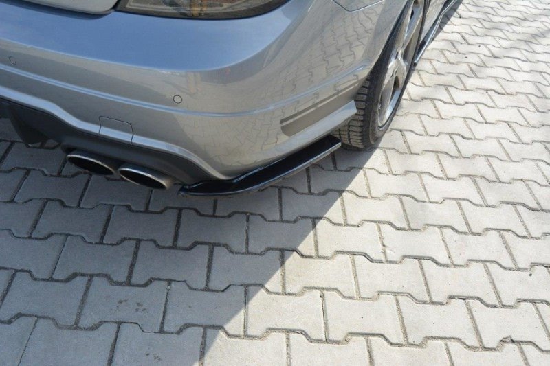Maxton Heck Ansatz Flaps Diffusor für Mercedes C W204 63 AMG/AMG-Line schwarz Hochglanz ME-C-204-AMGLINE-RSD1-G