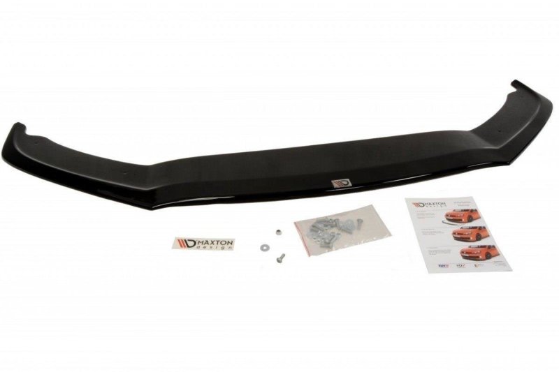 Maxton Front Ansatz für VW SCIROCCO R ver2 schwarz Hochglanz VW-SC-3-R-FD2-G
