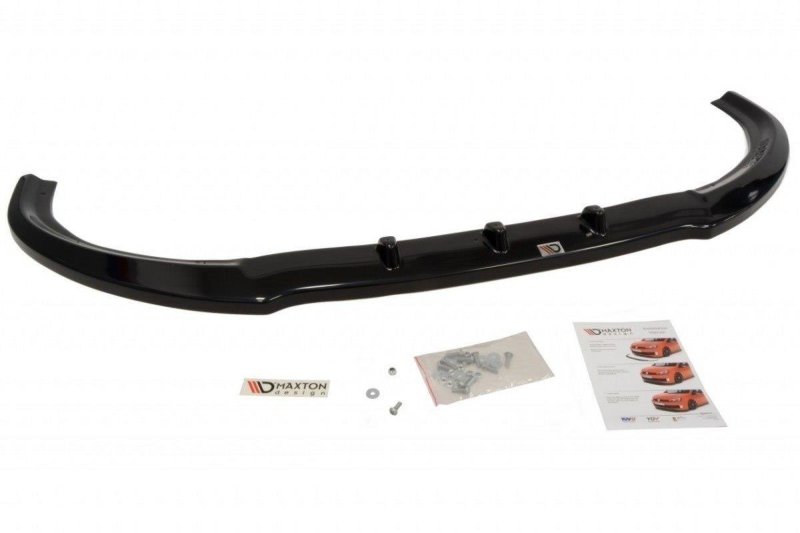 Maxton Front Ansatz für FORD TRANSIT MK8 schwarz Hochglanz FO-TR-8-FD1-G