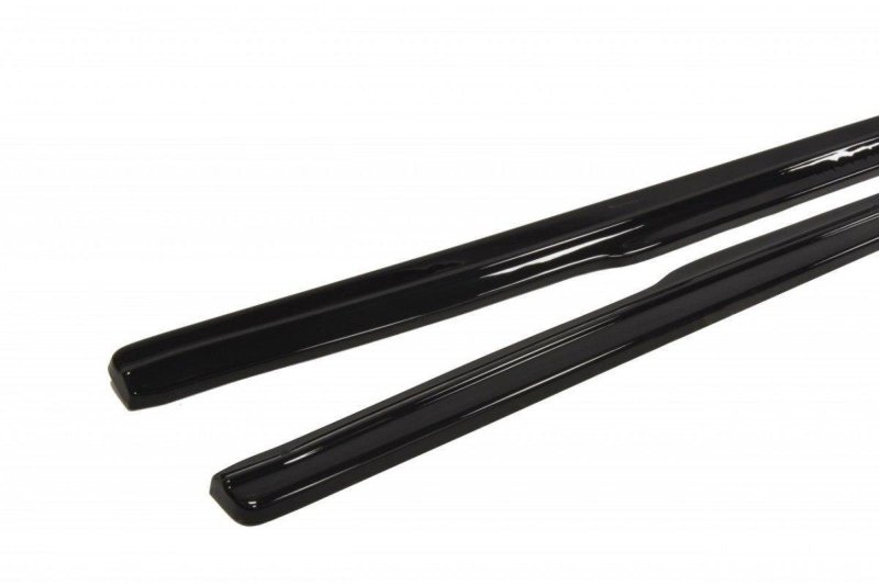 Maxton Seitenschweller Ansatz für BMW 5er GT F07 schwarz Hochglanz BM-5-GT-07-SD1-G