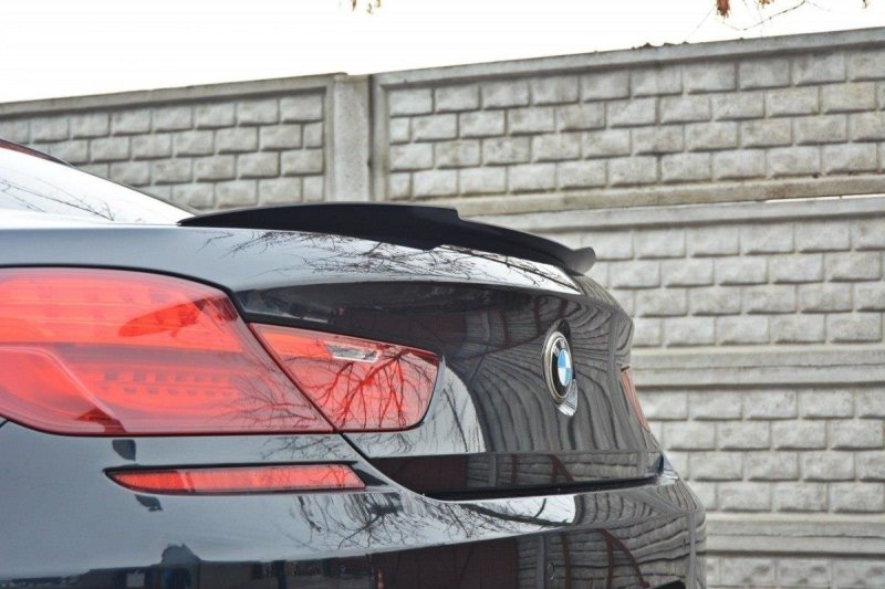 Maxton Spoiler CAP für BMW 6er Gran Coupé M Paket schwarz Hochglanz BM-6-06-GC-M-PACK-CAP1-G