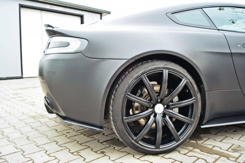 Maxton Heck Ansatz Flaps Diffusor für ASTON MARTIN V8 VANTAGE Carbon Look  AM-V8-VA-1-RSD1-C