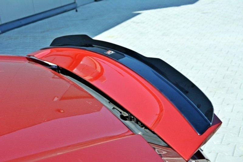Maxton Spoiler CAP für PEUGEOT RCZ schwarz Hochglanz PE-RCZ-1/1F-CAP1-G
