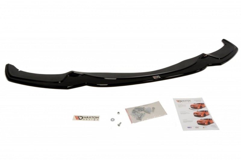 Maxton Front Ansatz V.2 für BMW 5er F10/F11 M Paket schwarz Hochglanz BM-5-10-MPACK-FD2-G