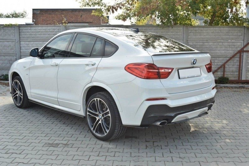 Maxton Spoiler CAP für BMW X4 M Paket schwarz Hochglanz BM-X4-26-MPACK-CAP1-G