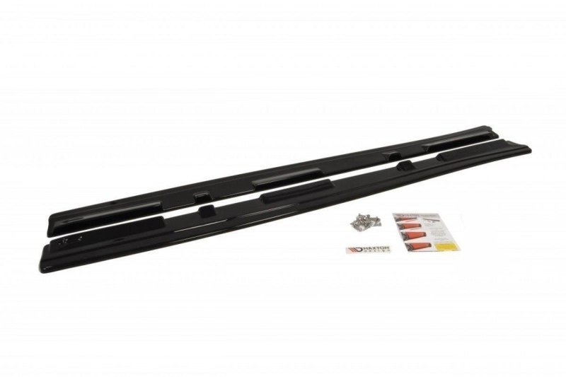 Maxton Seitenschweller Ansatz für MAZDA 3 MK2 MPS schwarz Hochglanz MA-3-2-MPS-SD1-G