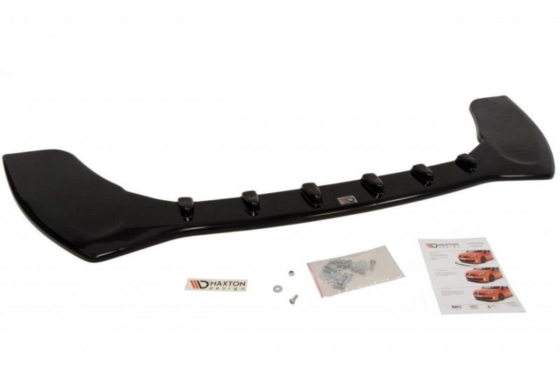 Maxton Front Ansatz für Ford Fiesta ST Mk7 FL (Mit Maxton Design Stoßstange) schwarz Hochglanz FO-FI-7F-ST-M-FD1-G