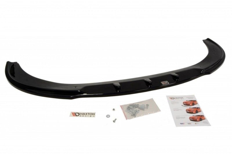 Maxton Front Ansatz für SEAT IBIZA IV FR (6J) vor Facelift schwarz Hochglanz SE-IB-4-FR-FD1-G