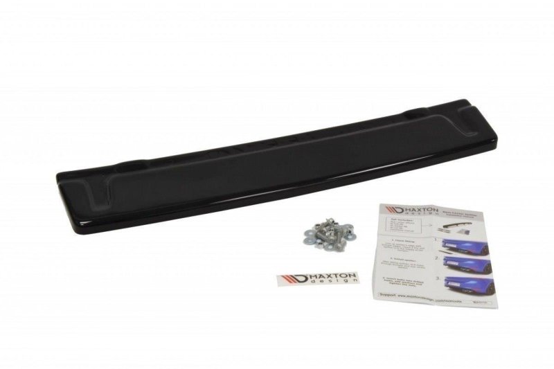 Maxton Mittlerer Diffusor Heck Ansatz für VW GOLF 7 R  schwarz Hochglanz VW-GO-7-R-RD1-G