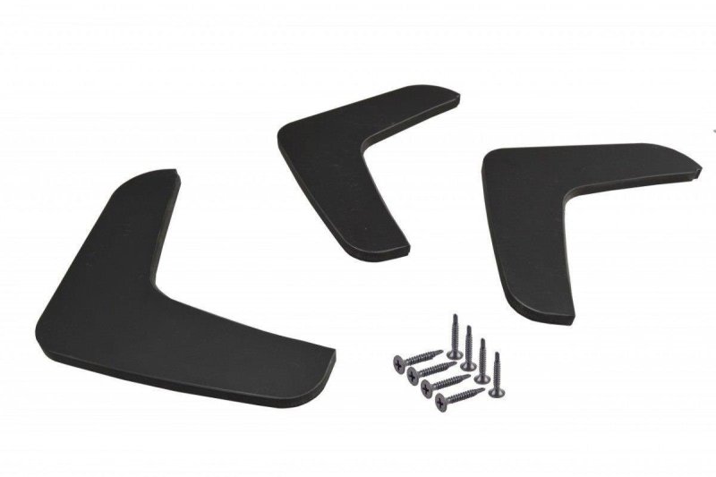Maxton Diffusor Heck Ansatz für Heckschürze für v.1 Mercedes C W204 AMG-Line (FACELIFT) MEC204AMGLINECNC-RS2B