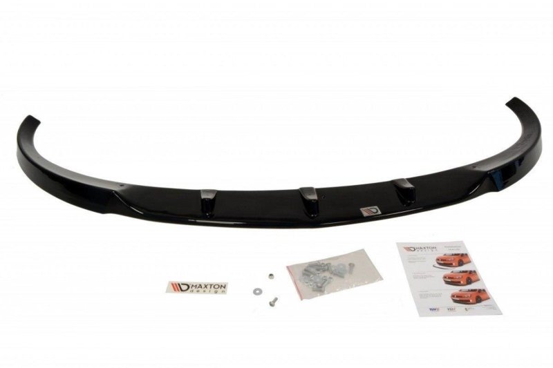Maxton Front Ansatz für OPEL ASTRA J (pre-facelift) schwarz Hochglanz OP-AS-4-FD1-G