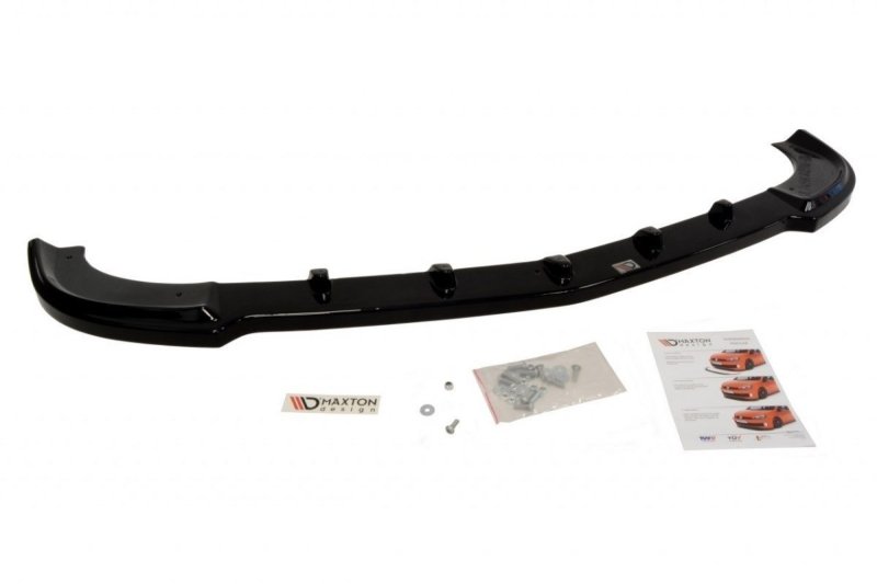 Maxton Front Ansatz für MERCEDES SLK R170 FÜR AMG 204 STOßSTANGE schwarz Hochglanz ME-SLK-R170-AMG204-FD1-G