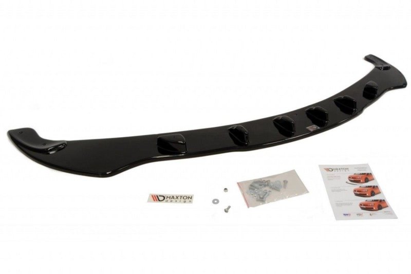 Maxton Front Ansatz für BMW 5er E60 / E61 (vor Facelift) schwarz Hochglanz BM-5-60-FD1-G