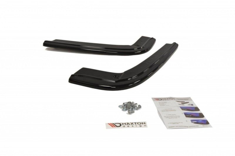 Maxton Heck Ansatz Flaps Diffusor für BMW 3er E92 M Paket schwarz Hochglanz BM-3-92-MPACK-RSD1-G
