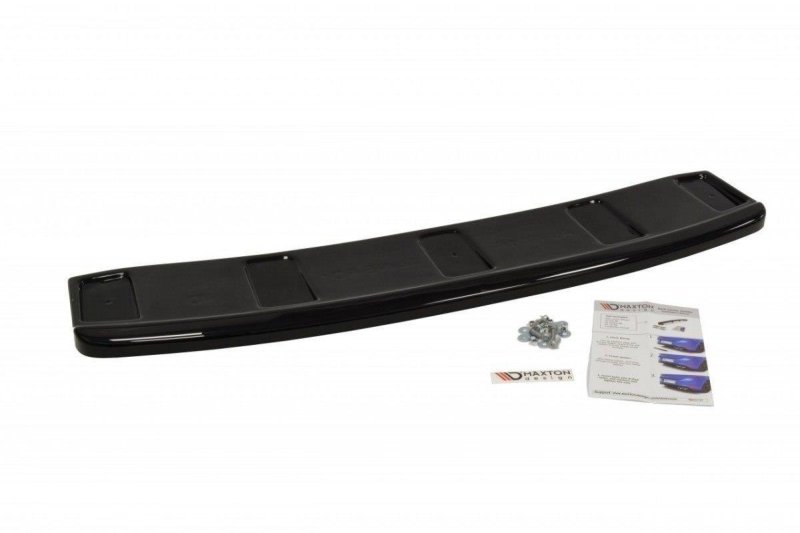 Maxton Mittlerer Diffusor Heck Ansatz für AUDI A7 S-LINE (FACELIFT)  schwarz Hochglanz AU-A7-1F-SLINE-RD1-G