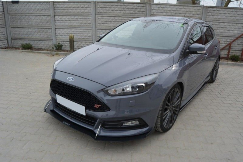 Maxton Sport Front Ansatz V.2 für Ford Focus ST Mk3 FL FO-FO-3F-ST-CNC-FD2
