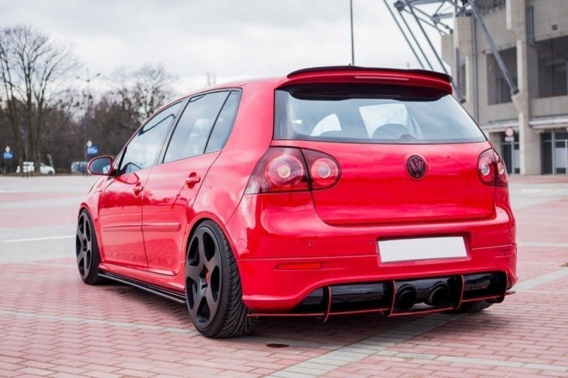 Maxton VW GOLF 5 R32 Diffusor Heck Ansatz für Heckschürze für VW-GO-5-R32-CNC-RS1
