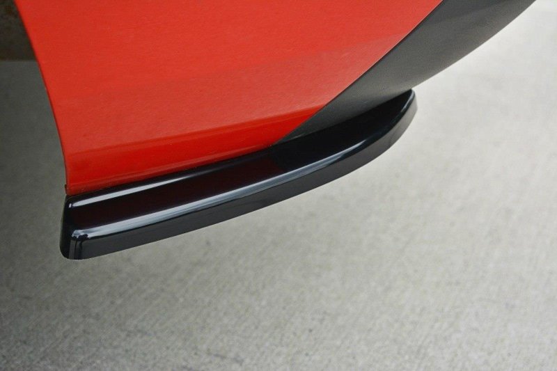 Maxton Heck Ansatz Flaps Diffusor für Skoda Rapid Spaceback schwarz Hochglanz SK-RA-1-SB-RSD1-G