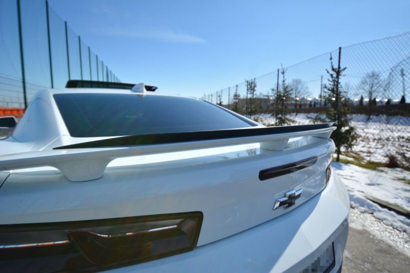 Maxton Spoiler CAP für CHEVROLET CAMARO 6TH-GEN. PHASE-I 2SS COUPE schwarz Hochglanz CH-CA-6-2SS-CAP1-G